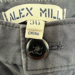 Alex Mill Pleated Cropped Chinos